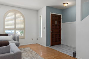 Front Door to foyer/living room