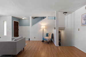 Living Room staircases up and down