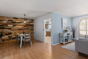 Dining/Living Room and Kitchen