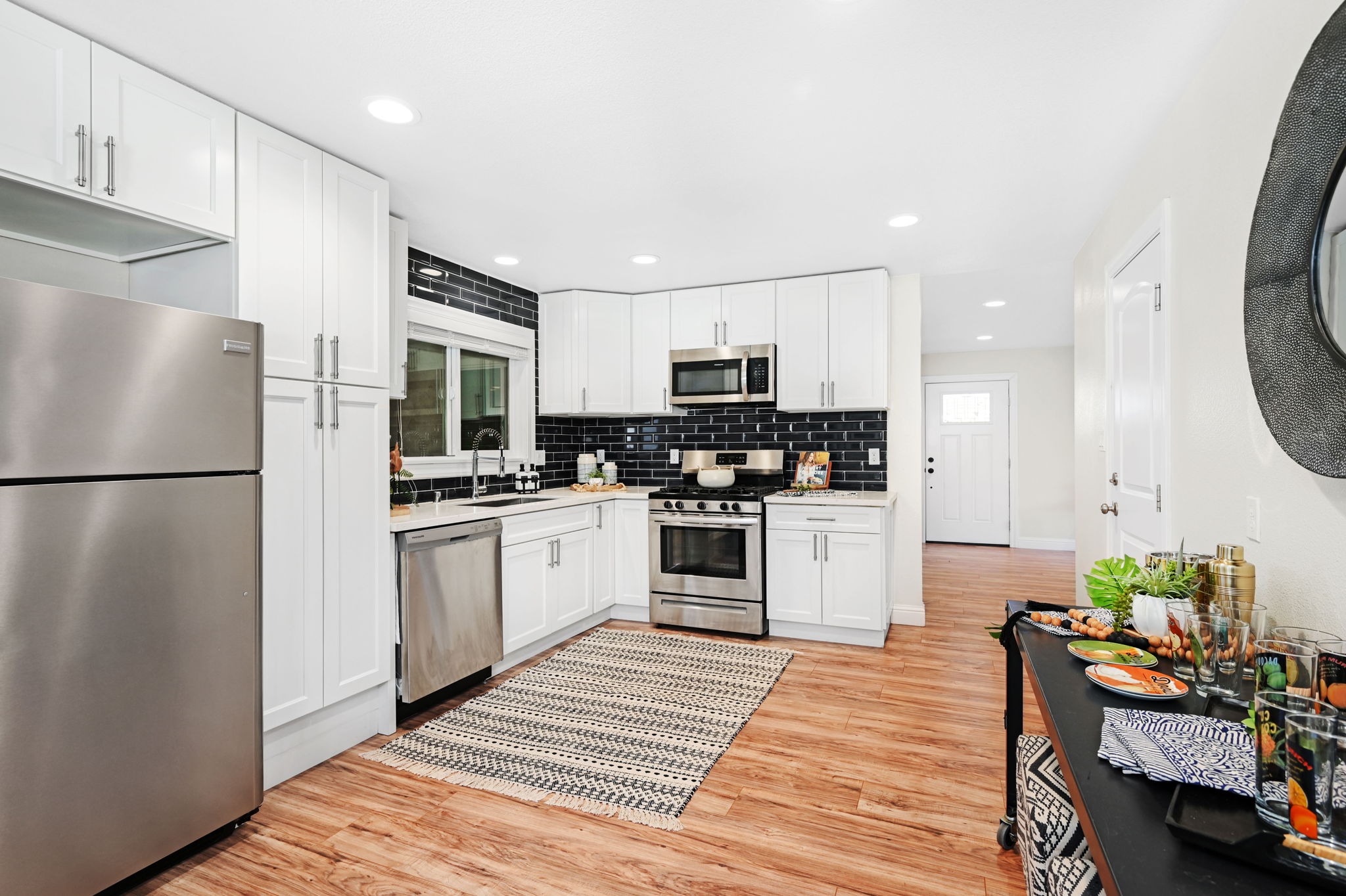 Updated Kitchen Stainless Appliances