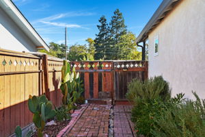 Side Yard Gates Both Sides of Property