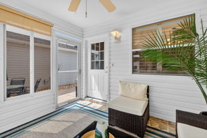 Front Entry and ENCLOSED, UNDER-AIR Lanai