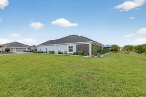 Rear/Side Elevation with Large Corner Lot