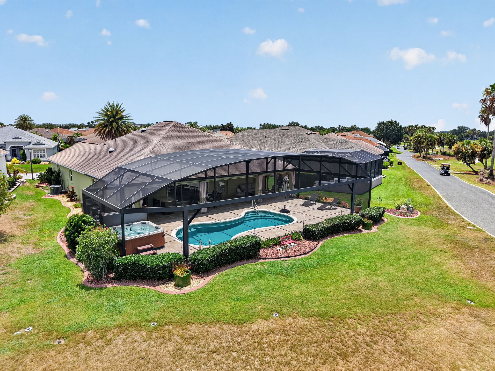 Aerial Rear Elevation