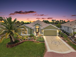 Twilight Front Elevation