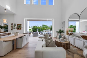 Living Room - View 1- Open to Dining, Kitchen, & Outdoor Entertaining Area