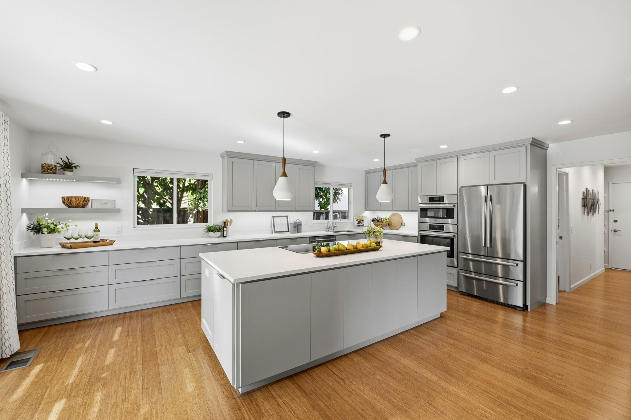 Spacious, remodeled kitchen