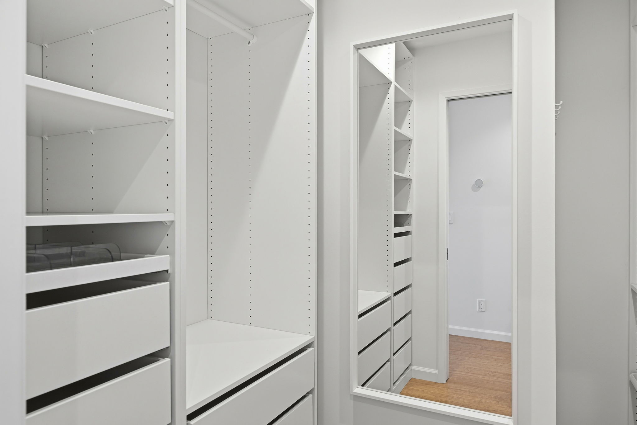 Owner's walk-in closet