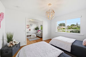 Bedroom with sitting area