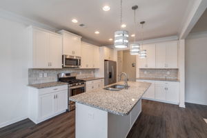 Kitchen with Granite Countertops