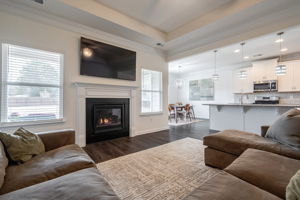 Living Room with Views to the Kitchen