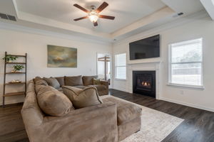 Living Room with Gas Fireplace