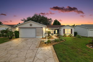 Twilight Front Elevation