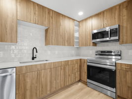 Plenty of storage and ample counter space.