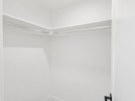 Walk-in closet.