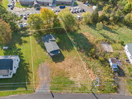 Front Aerial View w/ Lot Lines