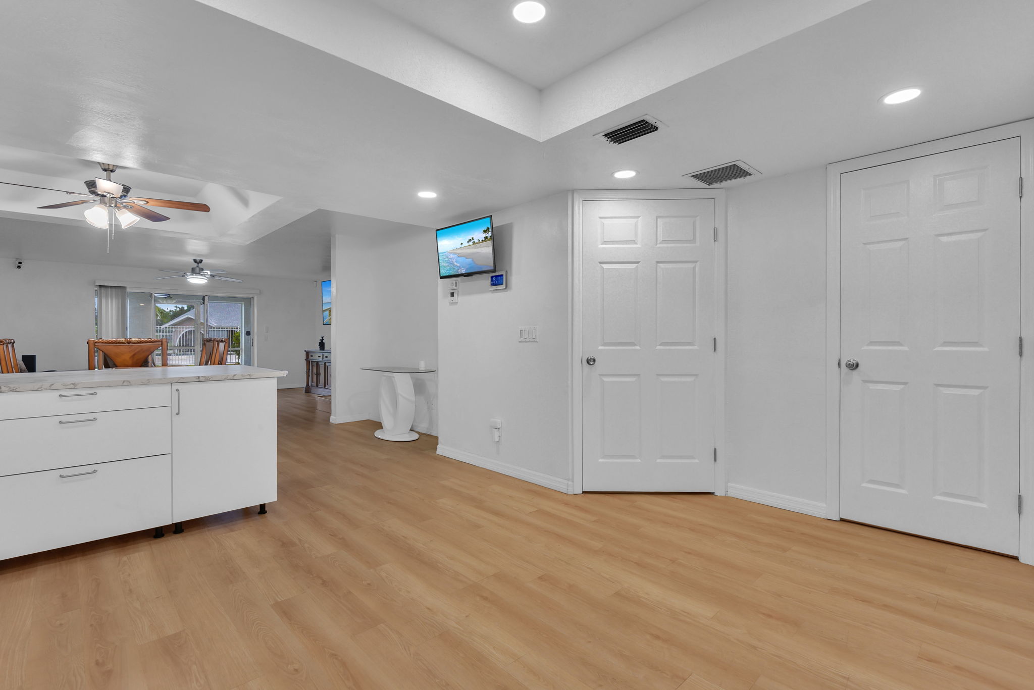 Tray Ceiling In Kitchen