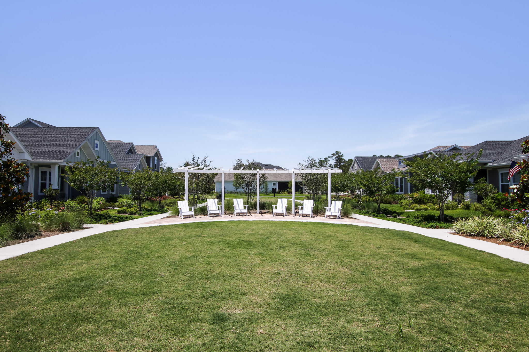 Daniel Park green space in front of house