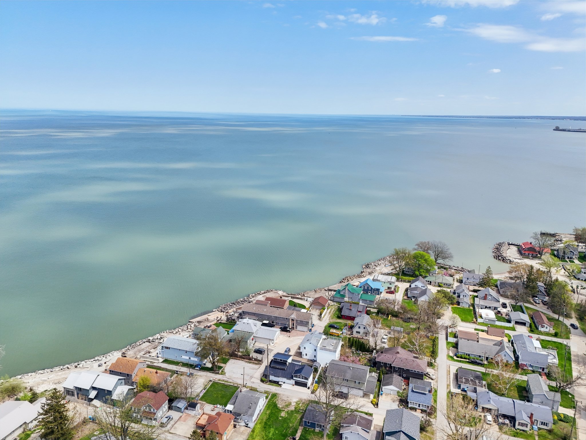Aerial View Looking East