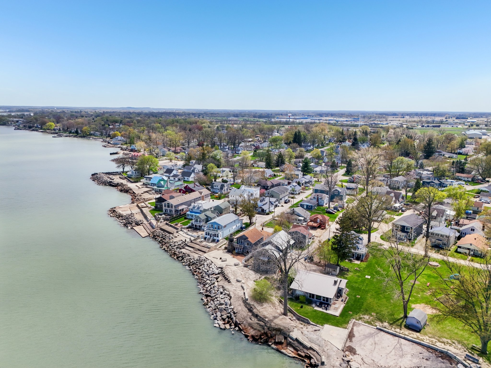 Aerial View Looking East