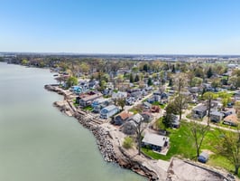 Aerial View Looking East