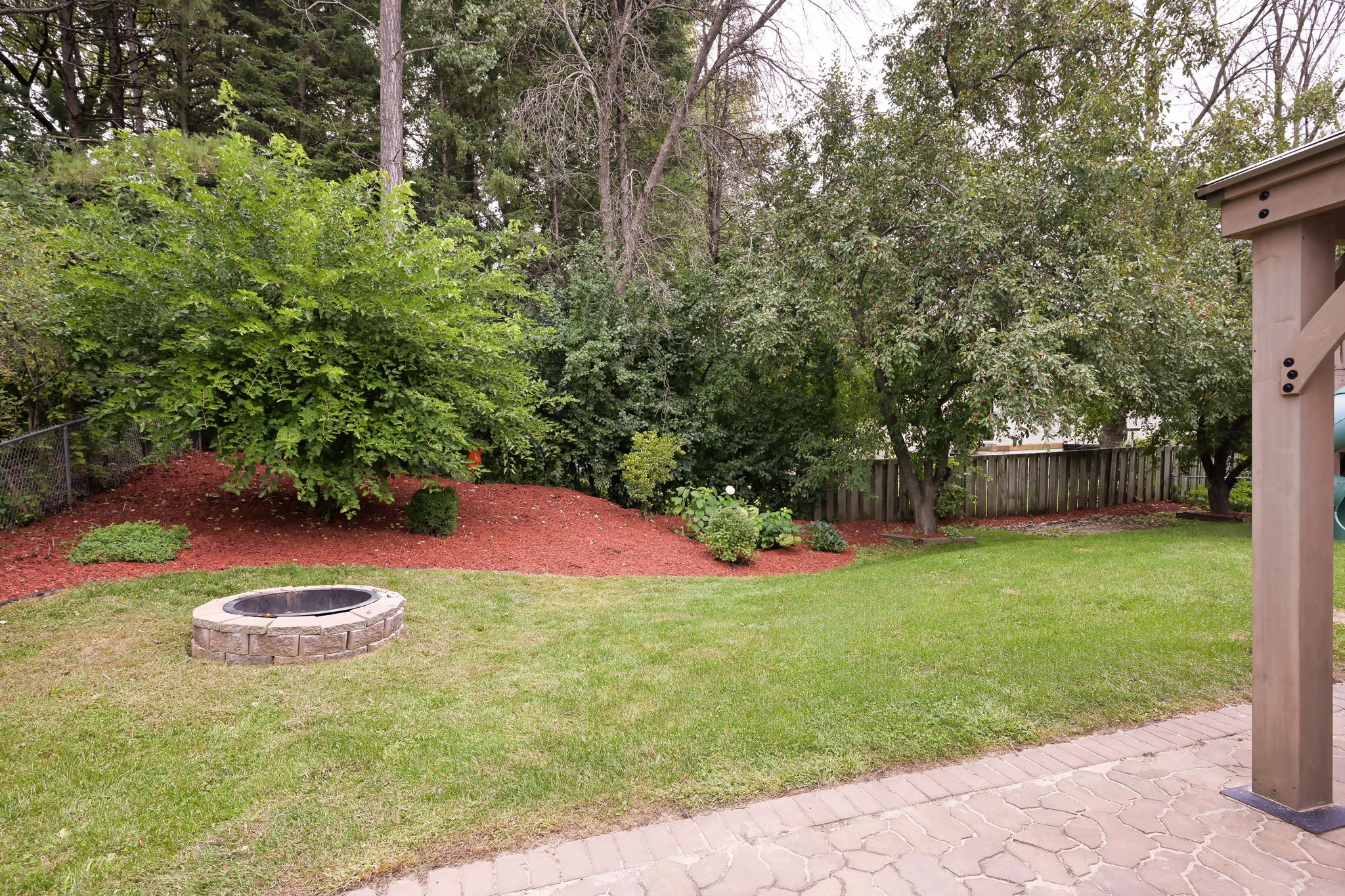Back yard views
