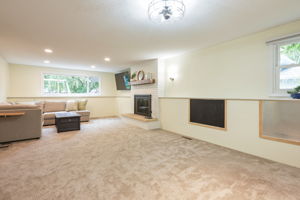 The large Family Room is the perfect space to catch a game or host a game night.