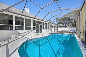 Pool deck perfect for lounging or entertaining.
