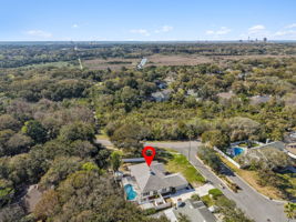 Aerial View of Egan's Creek Greenway