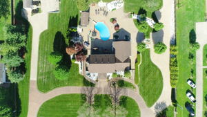 This stunning property is fully fenced and private.  Each column along the front fencing is pre-wired for lighting, seasonal lights, lit Christmas wreaths, or use your imagination. There are two gated entrances.