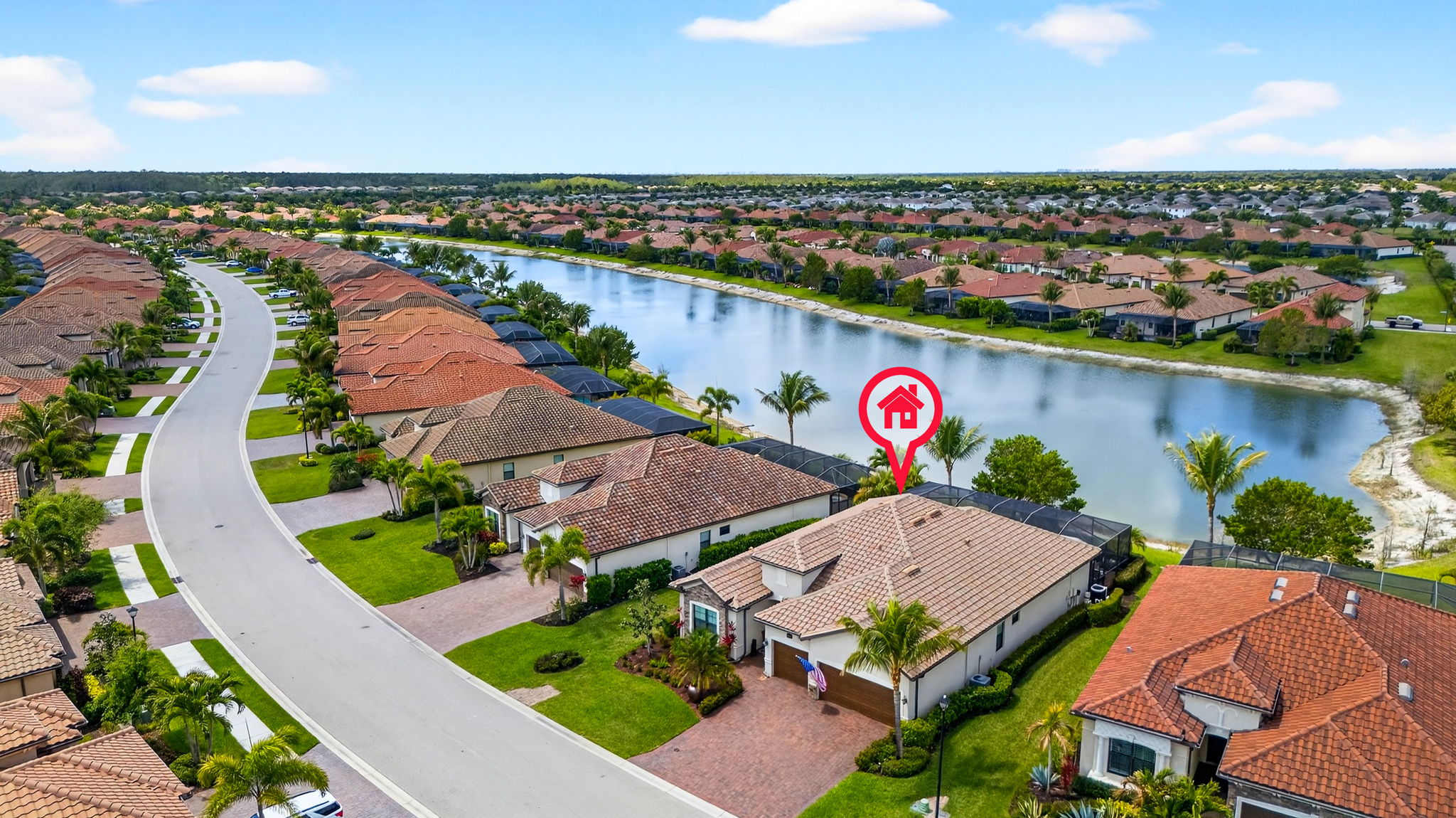 Aerial Front Exterior 3 - marker