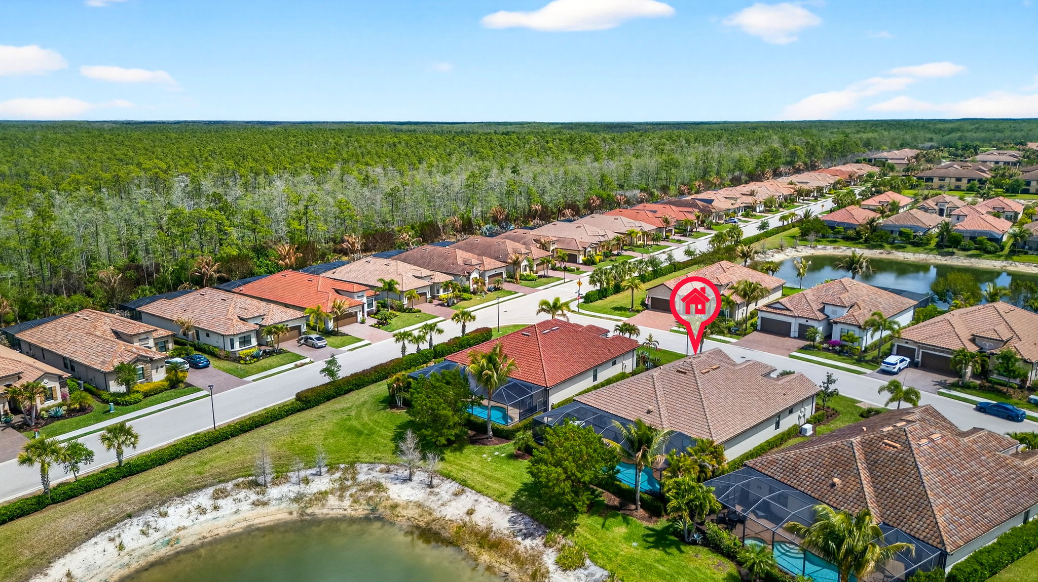 Aerial Rear Exterior 2 - marker