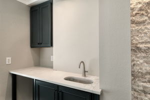 Wet Bar in Dining Area