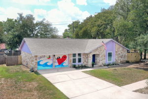 Aerial of Front of House