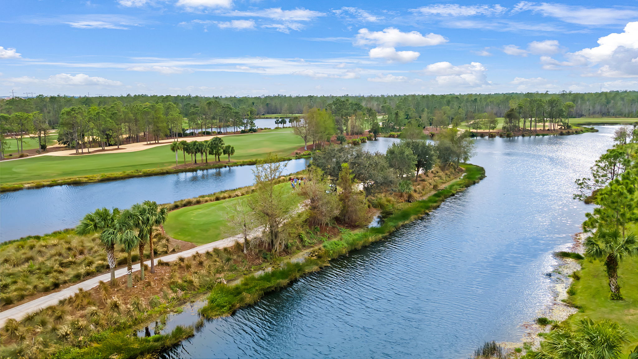 Drone Lake View