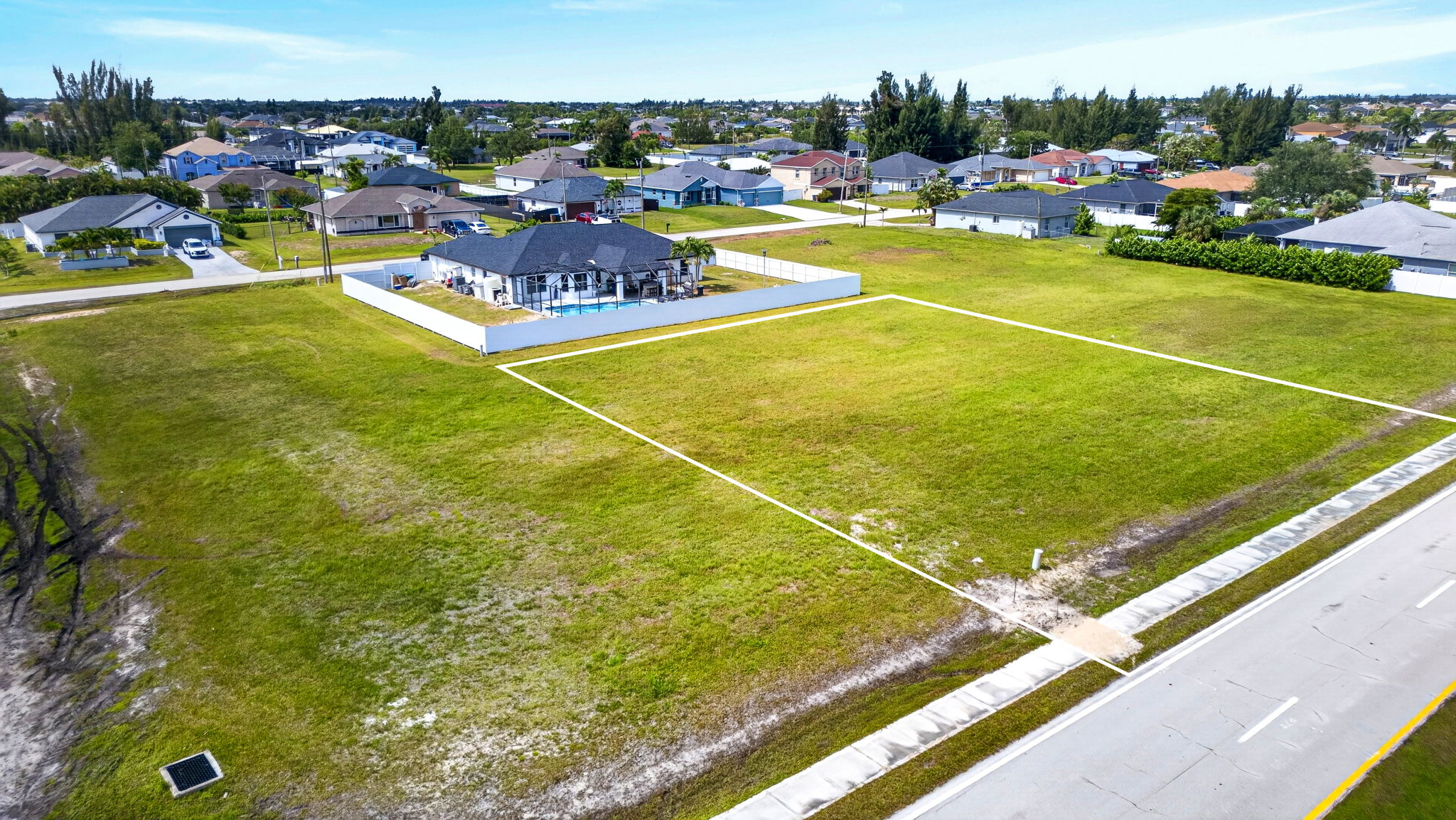 Aerial Front Exterior 2 - lot line
