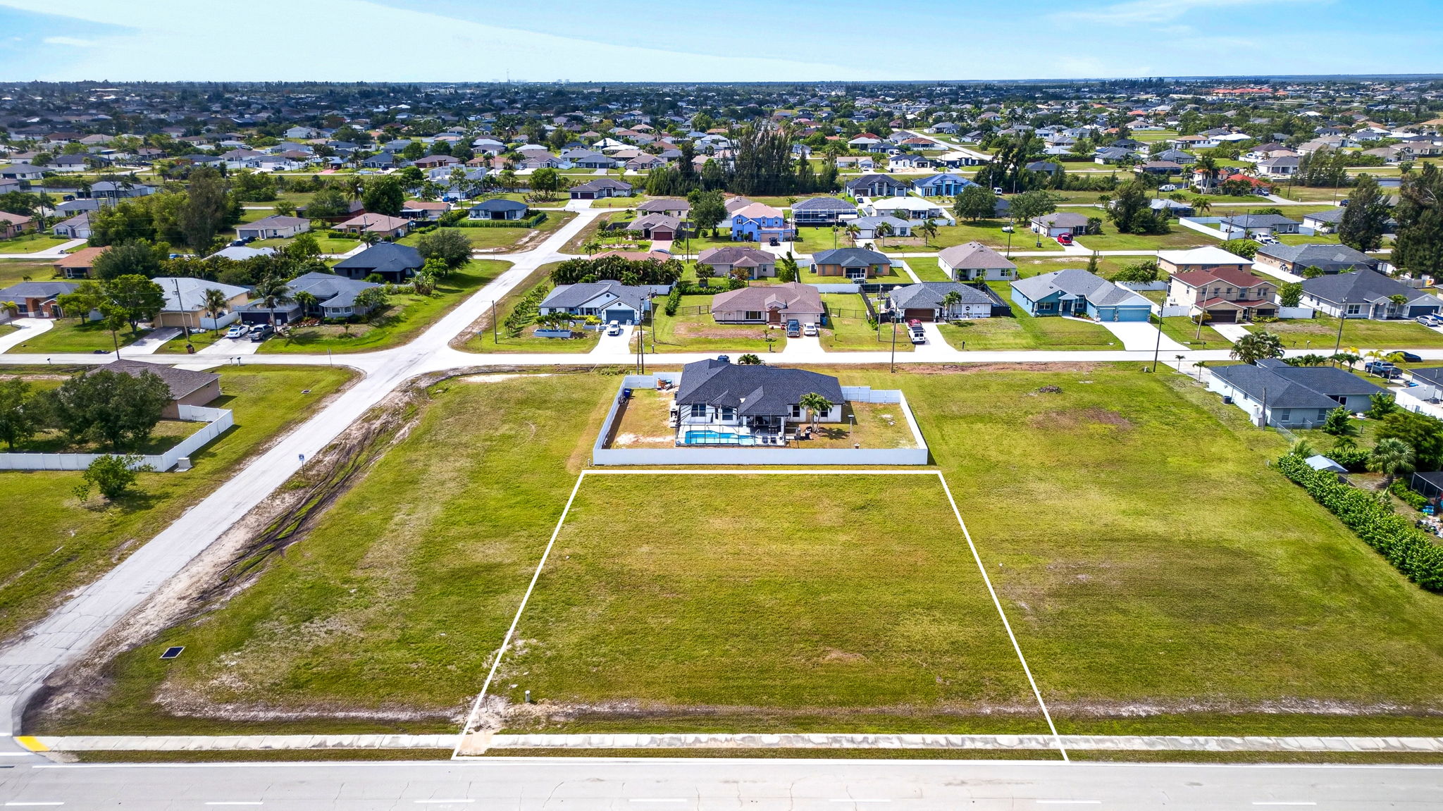 Aerial Front Exterior 3 - lot line