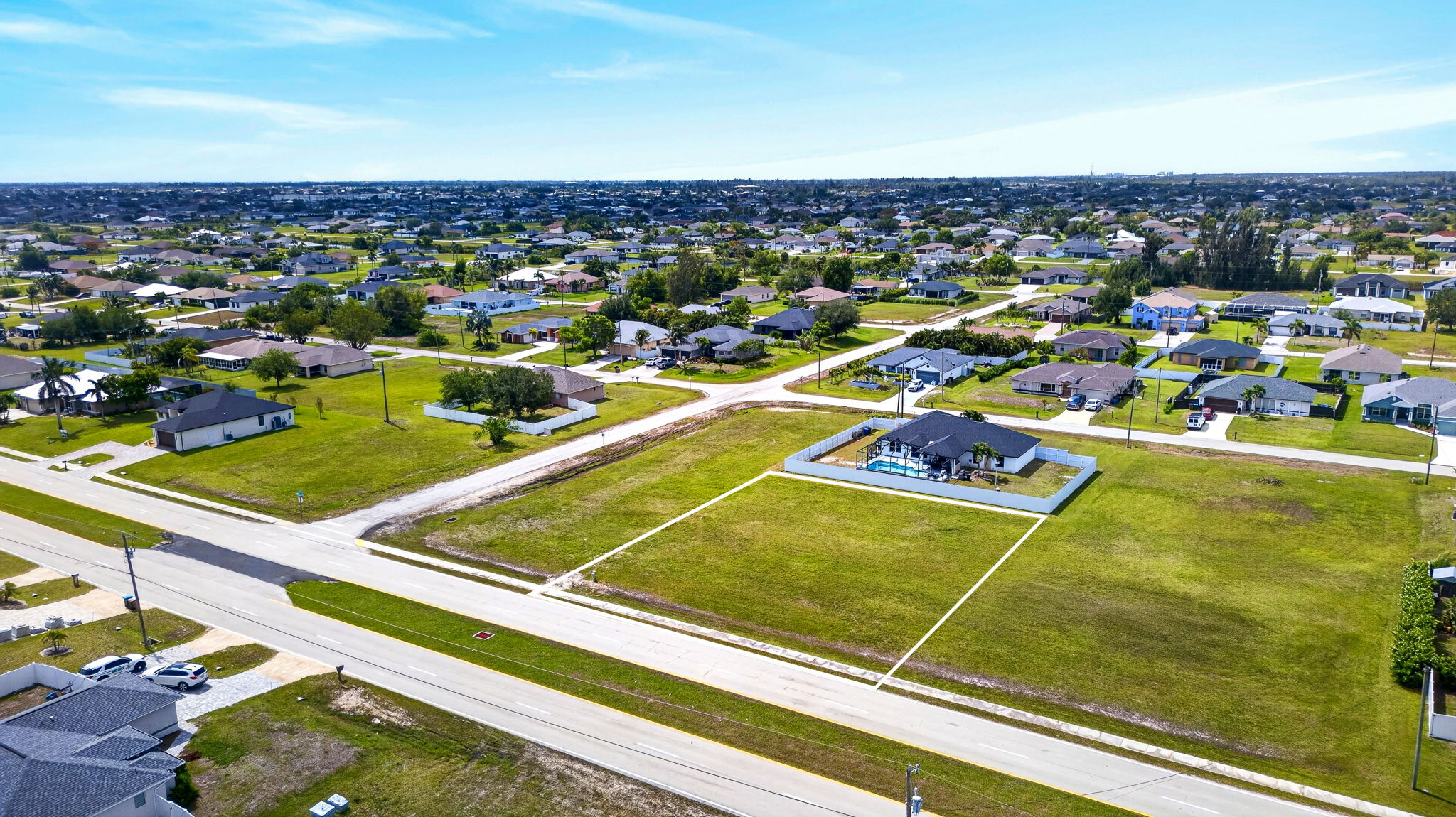 Aerial Front Exterior 4 - lot line