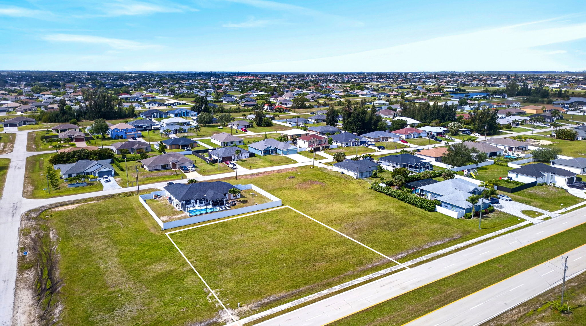 Aerial Front Exterior 5 - lot line