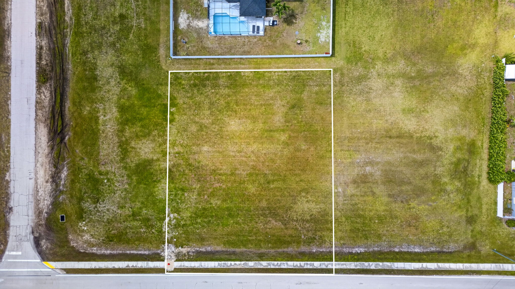 Aerial Overview - lot line