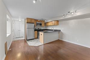 Lower Level Kitchen and Living Area