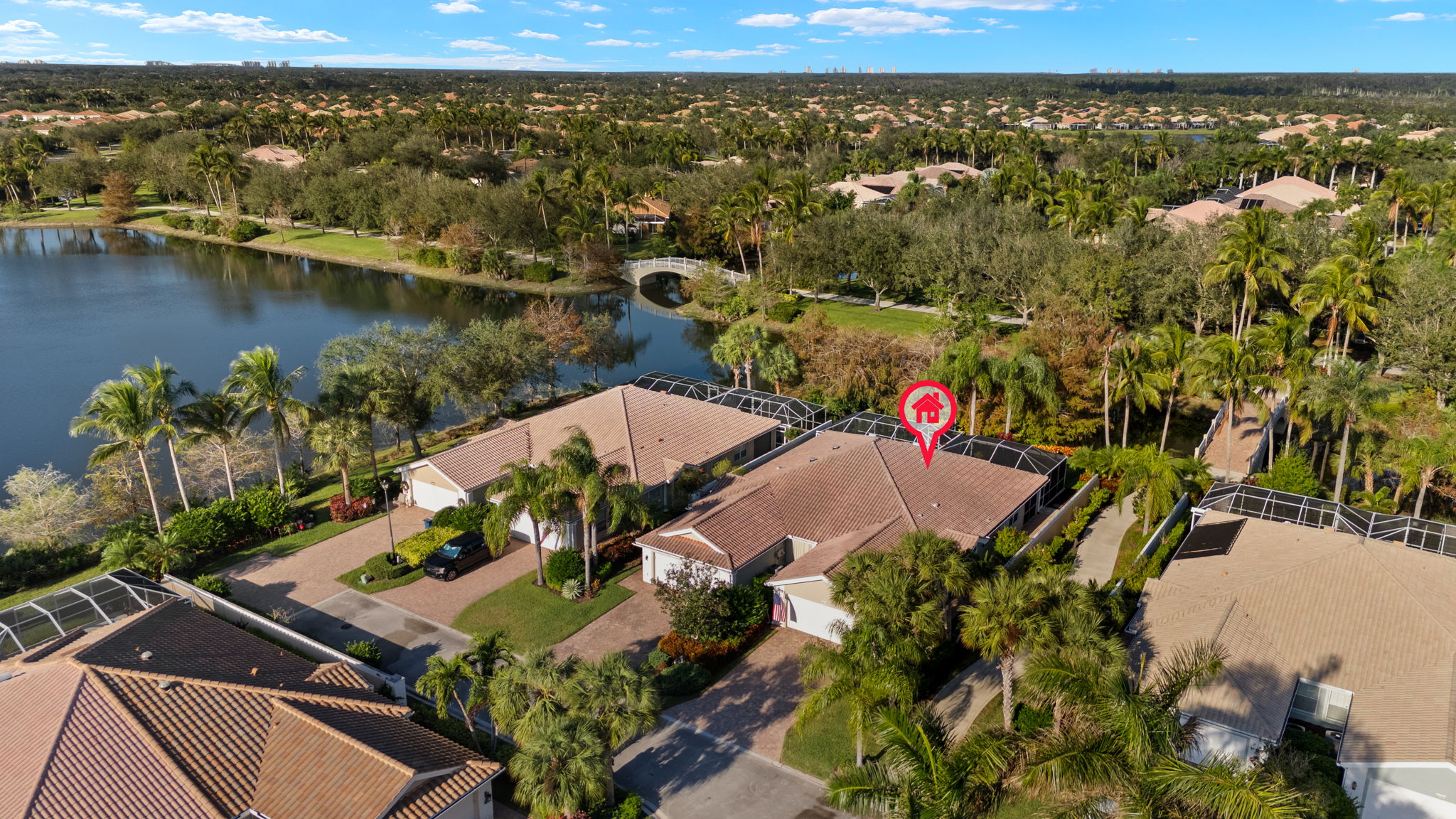 Aerial Front Exterior 2 - marker