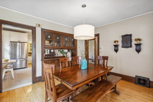 Built-in buffet in the Formal Dining Room
