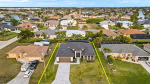 Aerial Front Exterior - lines