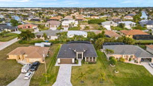 Aerial Front Exterior