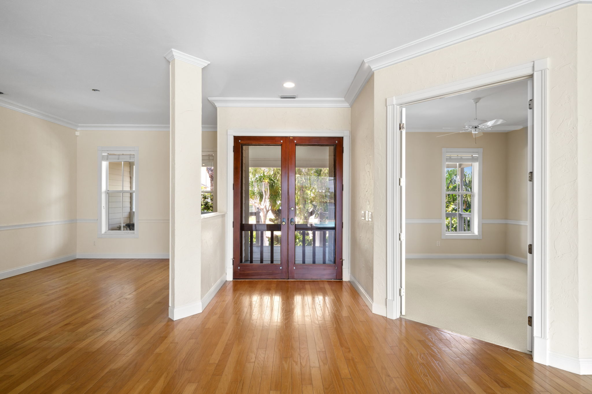 Double Door Entrance and Foyer