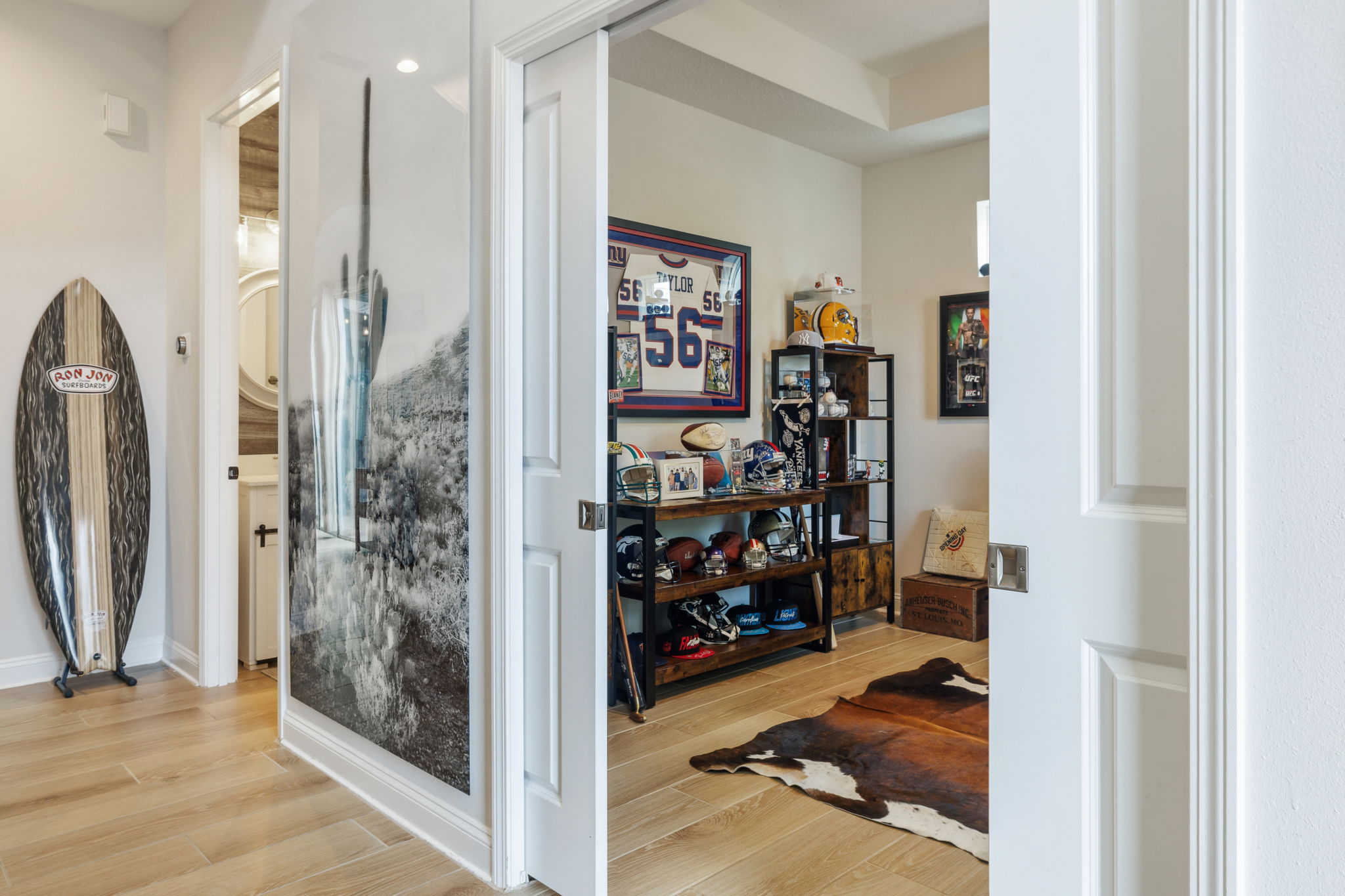 Flex Room with Pocket Doors