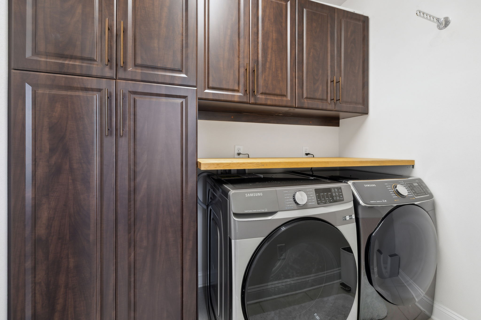 Laundry Room with Custom Cabinetry
