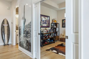 Flex Room with Pocket Doors