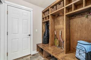 Custom Mudroom Organization & Pantry Wall (not shown)